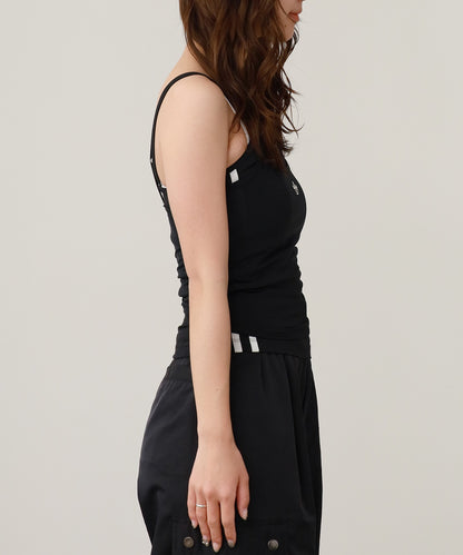 adidas / トレフォイルロゴ ダブルレイヤータンクトップ