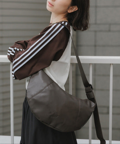 adidas / トレフォイルロゴ スポーティー ホーボーバッグ