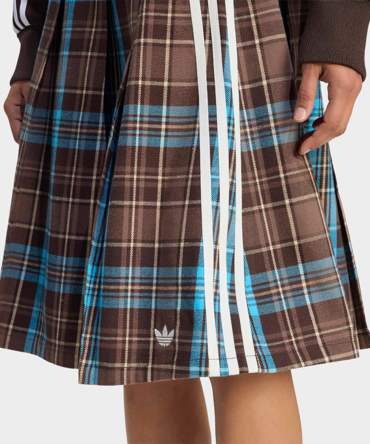 adidas / PLEATED CHECK SKIRT