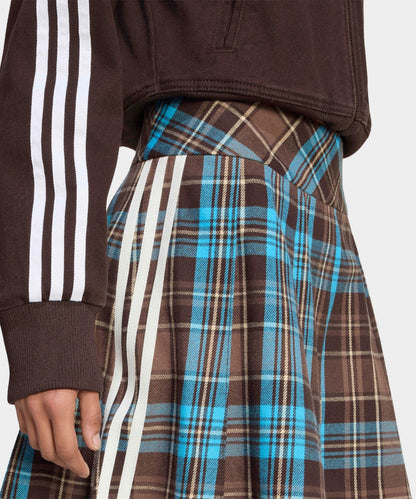adidas / PLEATED CHECK SKIRT