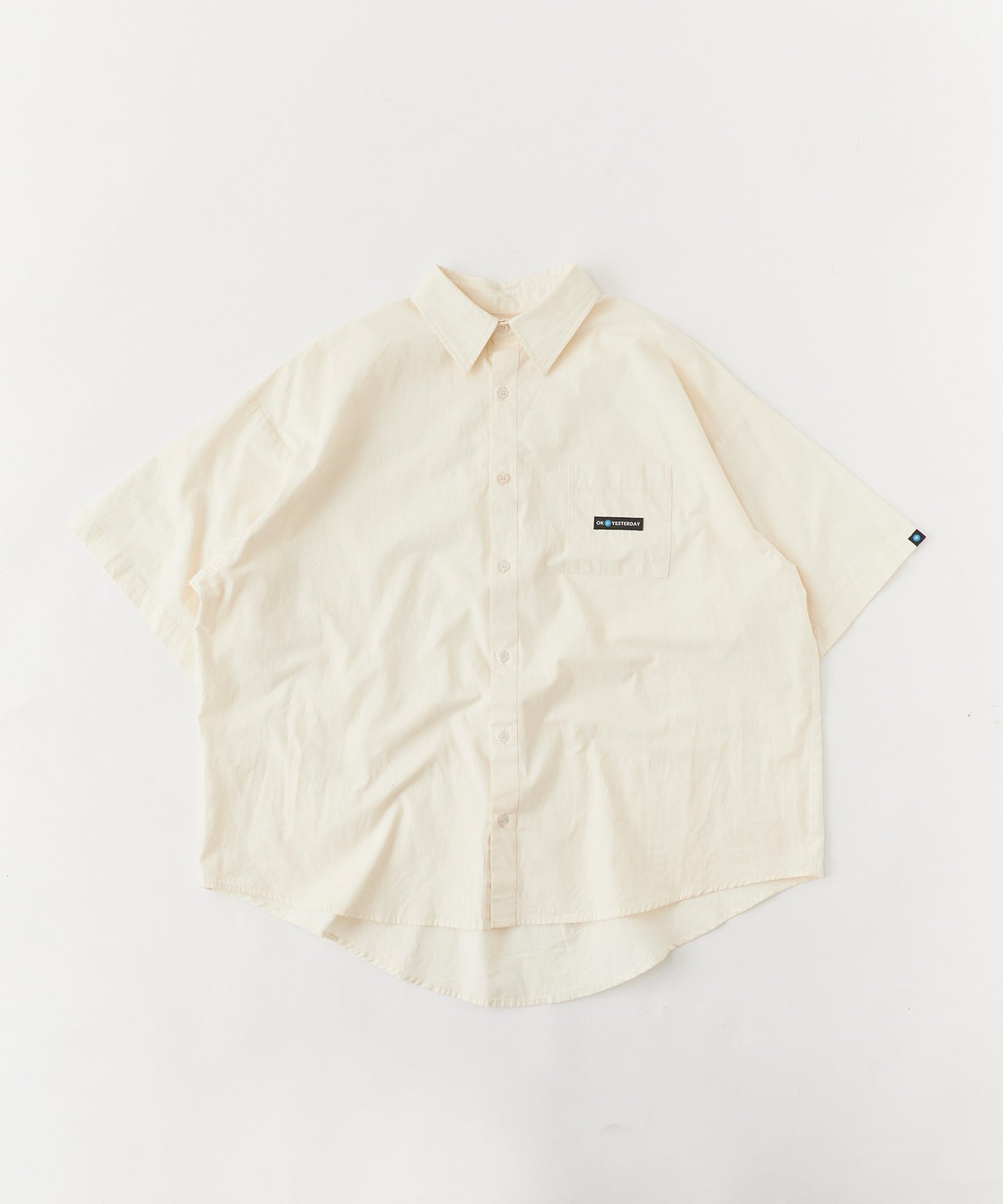 OK YESTERDAY / ハーフスリーブオーバーサイズシャツ OY-L0005