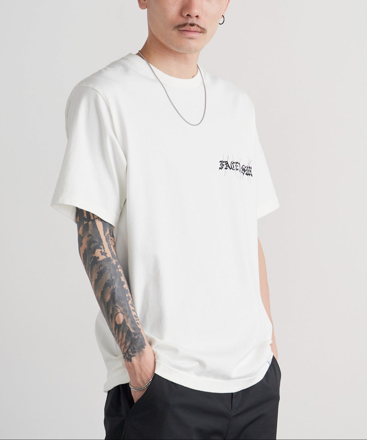 FACETASM / EMBROIDERY BASIC TEE
