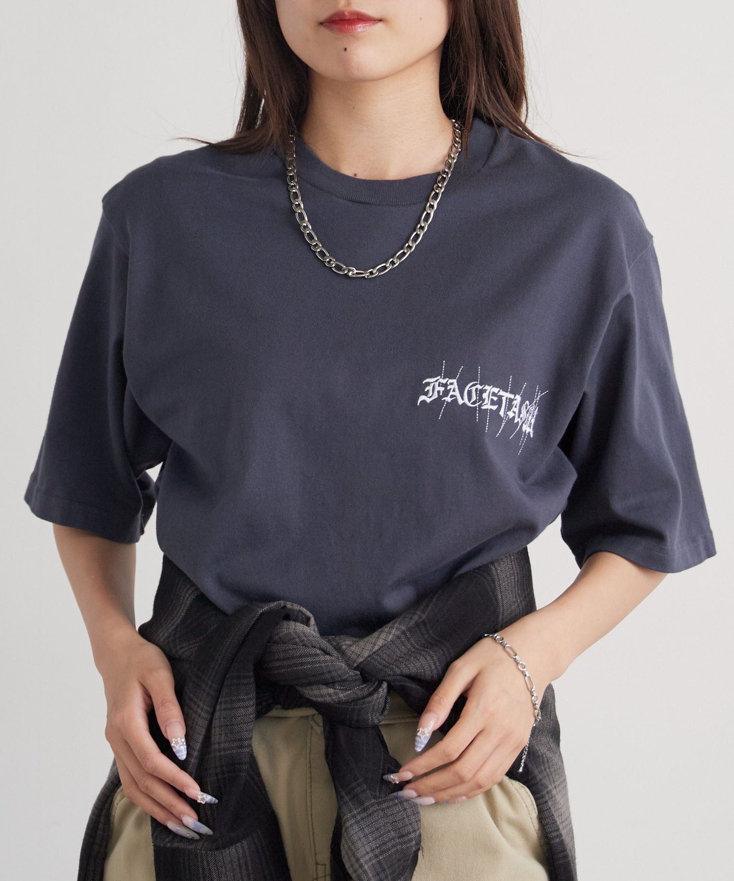 FACETASM / EMBROIDERY BASIC TEE