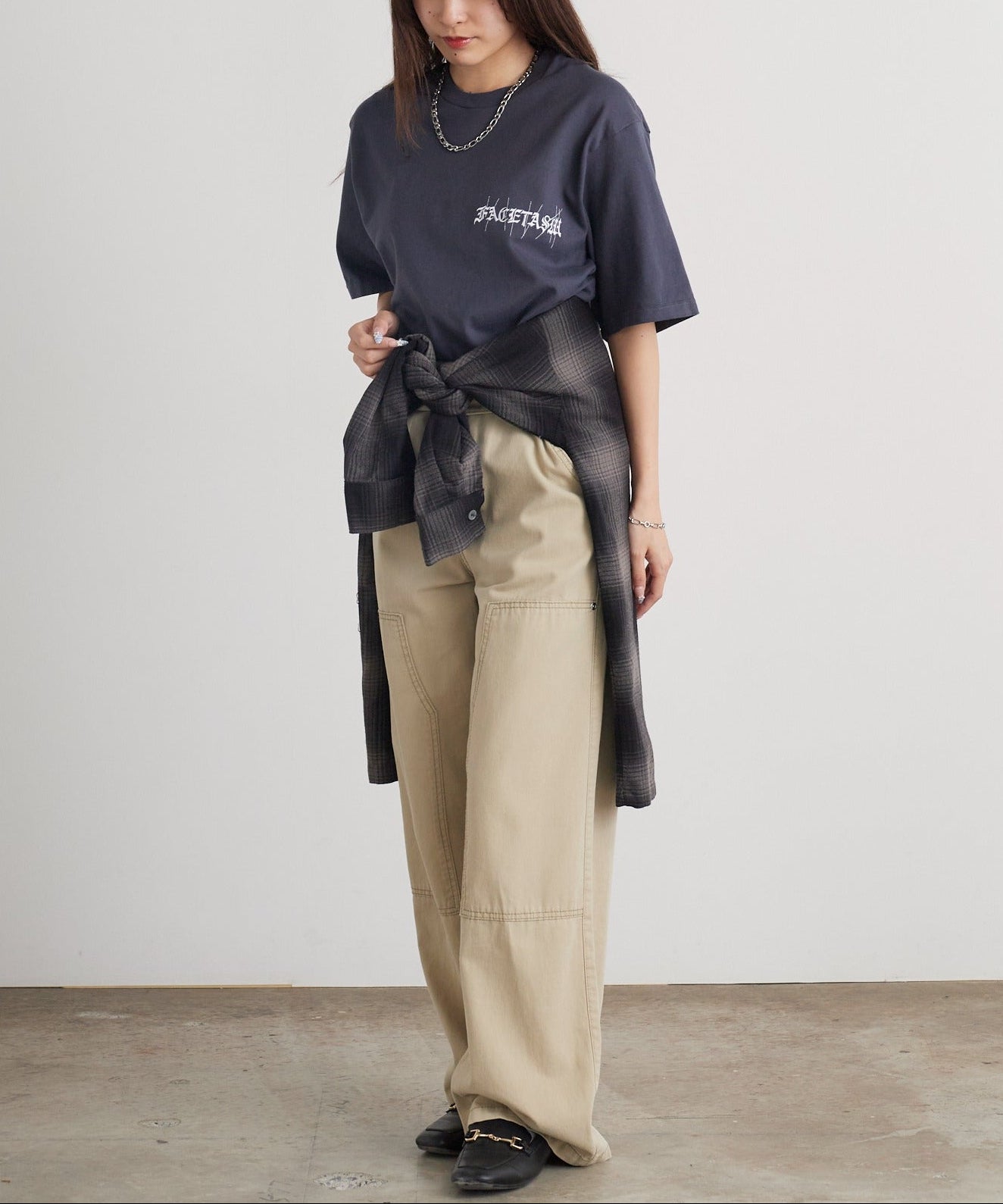 FACETASM / EMBROIDERY BASIC TEE