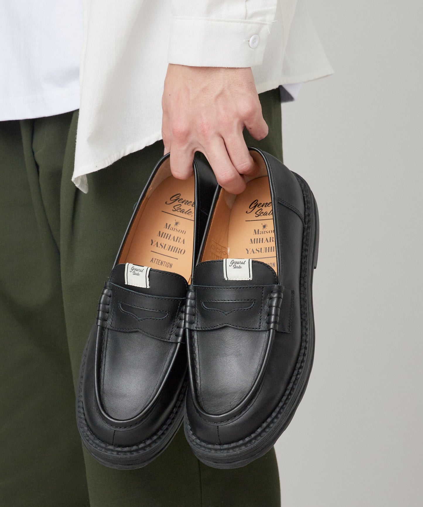 General Scale. Maison MIHARA YASUHIRO / ANDY Leather Loafers