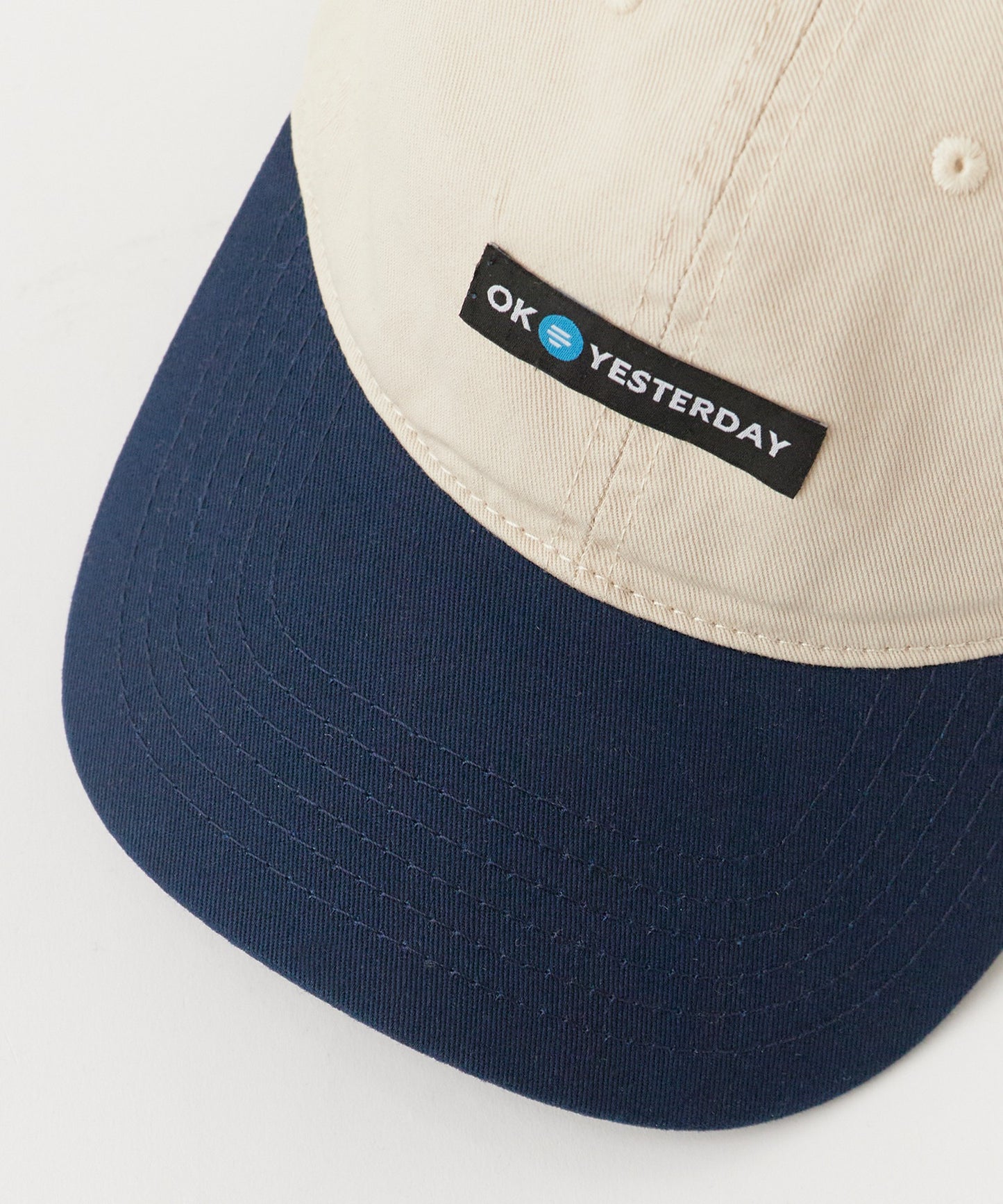 OK YESTERDAY / 2トーンベースボールキャップ
