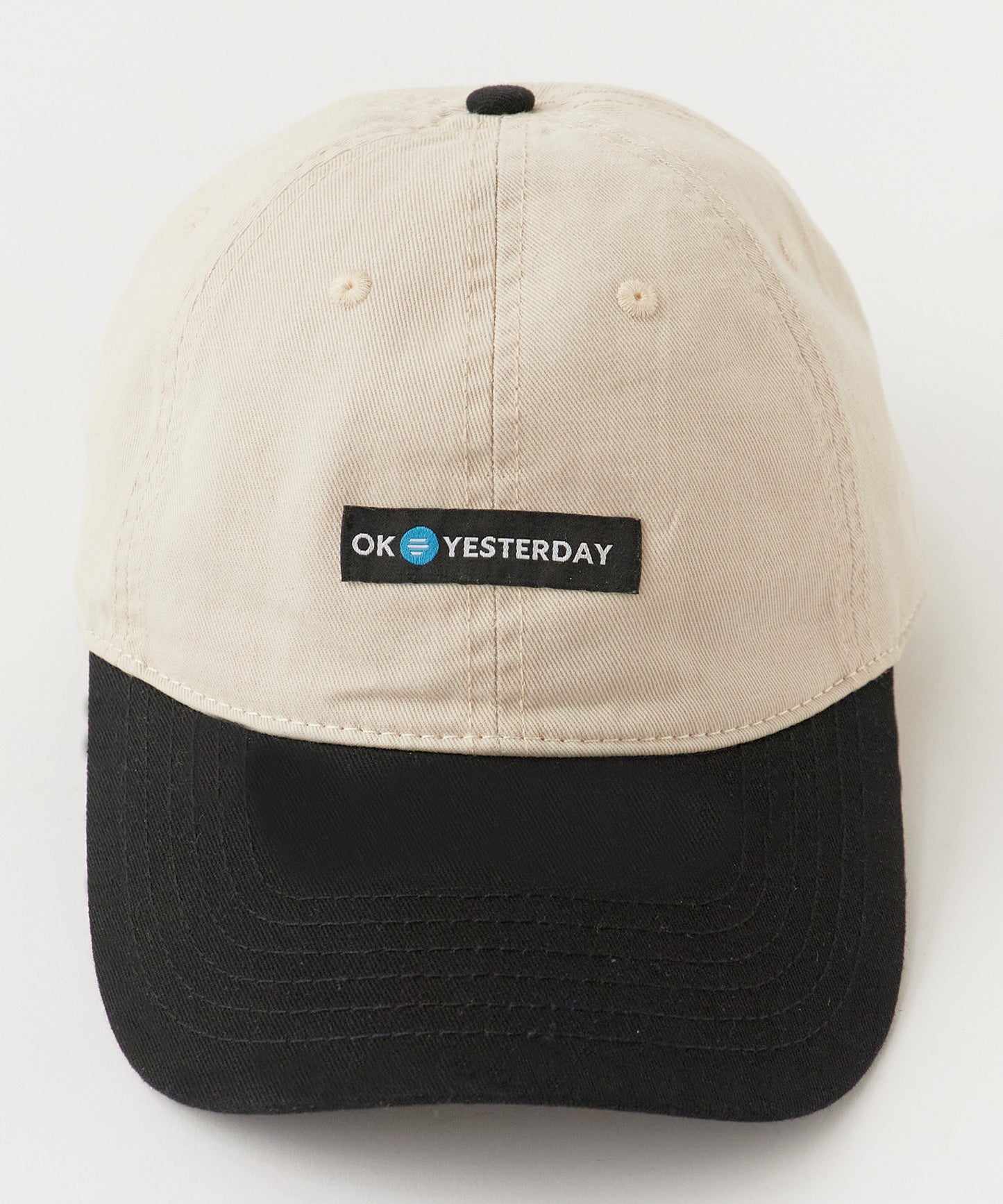 OK YESTERDAY / 2トーンベースボールキャップ