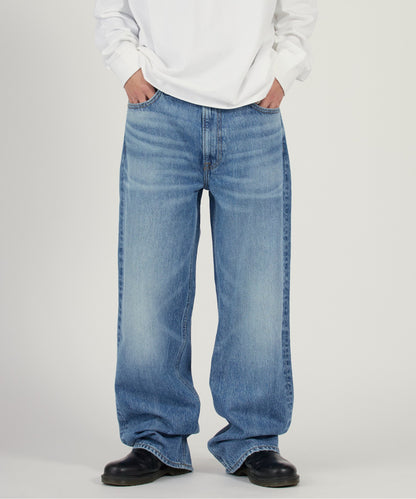 Calvin Klein / BAGGY HAPPER BLUE JEAN
