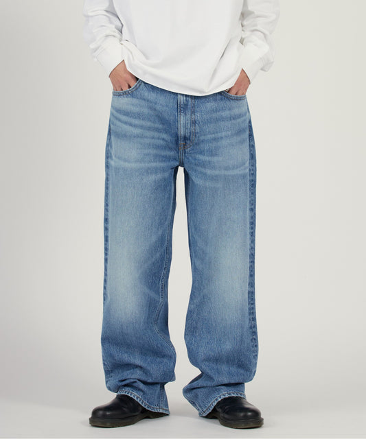 Calvin Klein / BAGGY HAPPER BLUE JEAN
