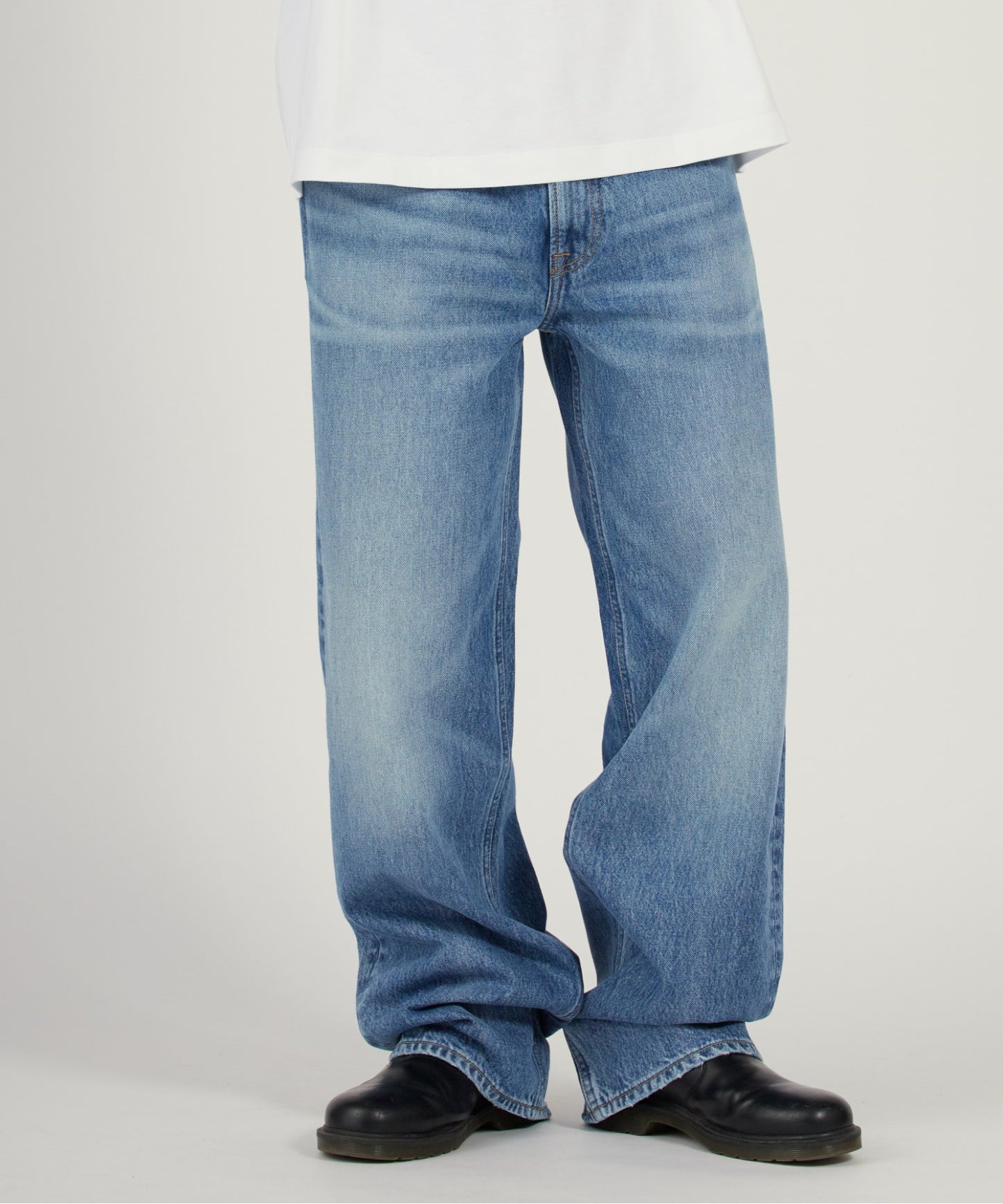 Calvin Klein / BAGGY HAPPER BLUE JEAN