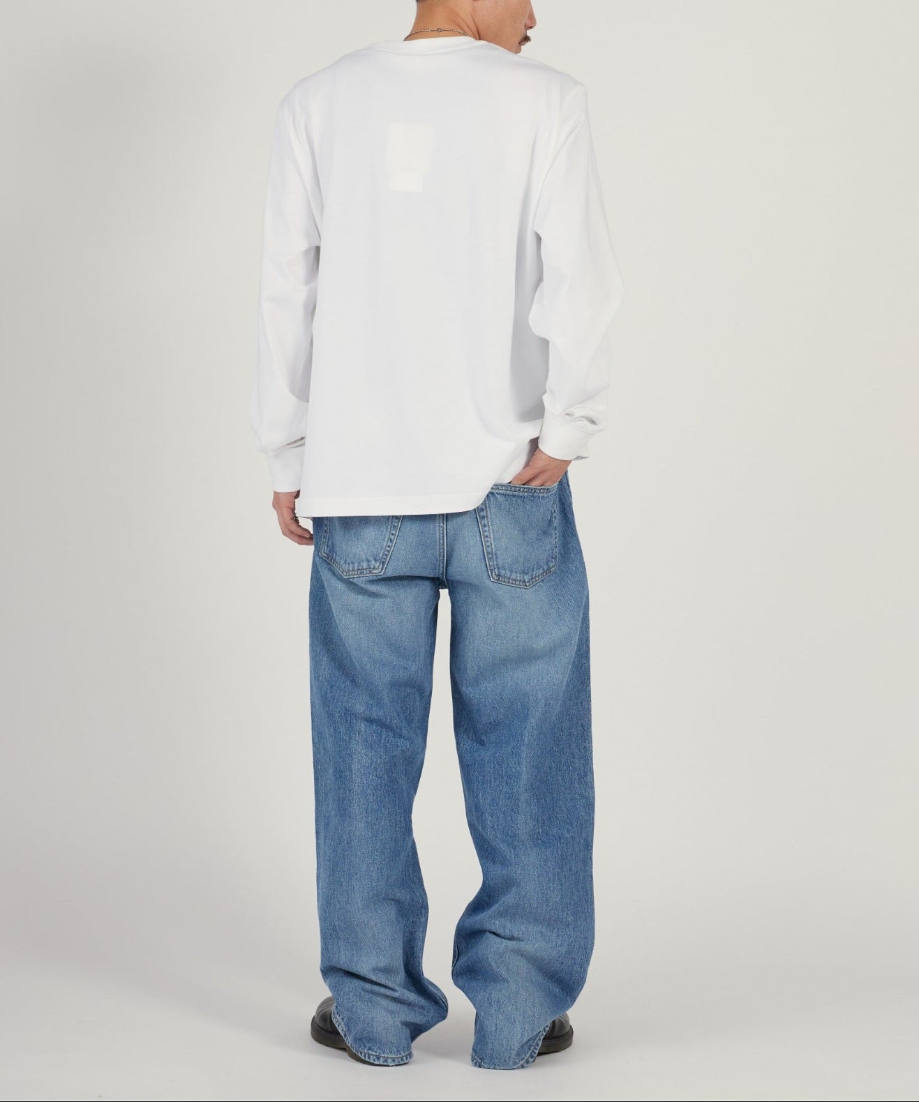 Calvin Klein / BAGGY HAPPER BLUE JEAN