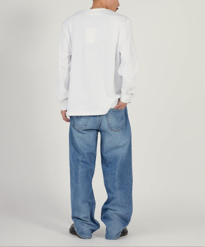 Calvin Klein / BAGGY HAPPER BLUE JEAN