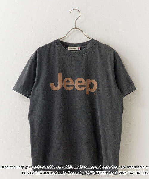 AP STUDIO Jeep ロゴプリントTシャツ ブラウン フリーサイズ AP STUDIO