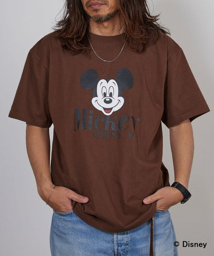 GOOD ROCK SPEED/グッドロックスピード / Disney / MickeyMouse / ピグメント加工 Tシャツ 26FDS003W