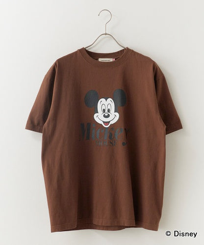 GOOD ROCK SPEED/グッドロックスピード / Disney / MickeyMouse / ピグメント加工 Tシャツ 26FDS003W