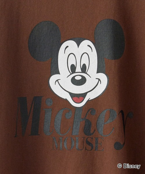 GOOD ROCK SPEED/グッドロックスピード / Disney / MickeyMouse / ピグメント加工 Tシャツ 26FDS003W