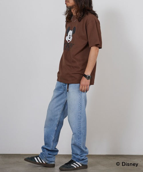 GOOD ROCK SPEED/グッドロックスピード / Disney / MickeyMouse / ピグメント加工 Tシャツ 26FDS003W