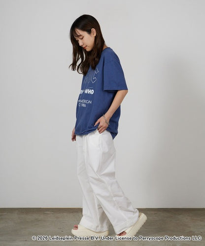 GOOD ROCK SPEED/グッドロックスピード AC/DC ラメ加工 ピグメントクルーネックTシャツ 26ACD001W
