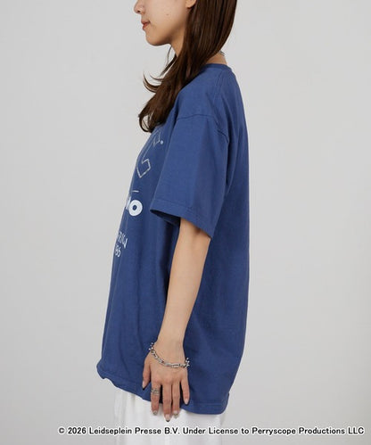 GOOD ROCK SPEED/グッドロックスピード AC/DC ラメ加工 ピグメントクルーネックTシャツ 26ACD001W