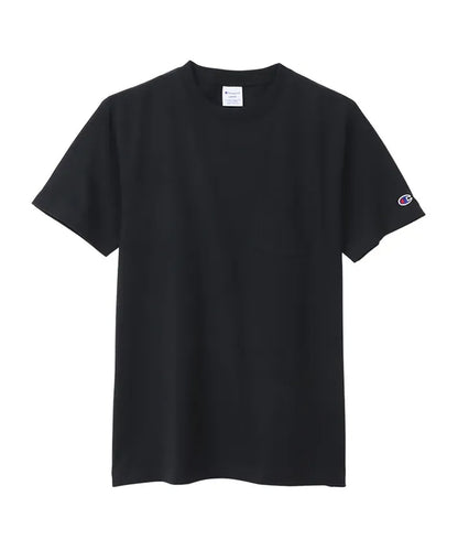 Champion/チャンピオン ロゴワッペン クルーネック 半袖ポケットTシャツ