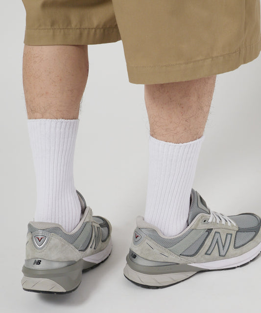 Hanes / 2足組 ノンパイル 足底転写ロゴ フルレングスソックス