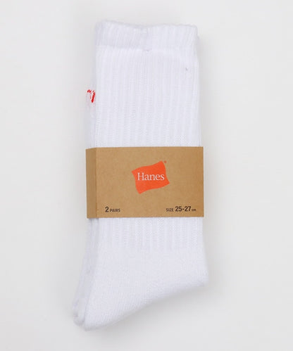 Hanes / 2足組 フルレングスソックス