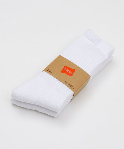 Hanes / 2足組 フルレングスソックス