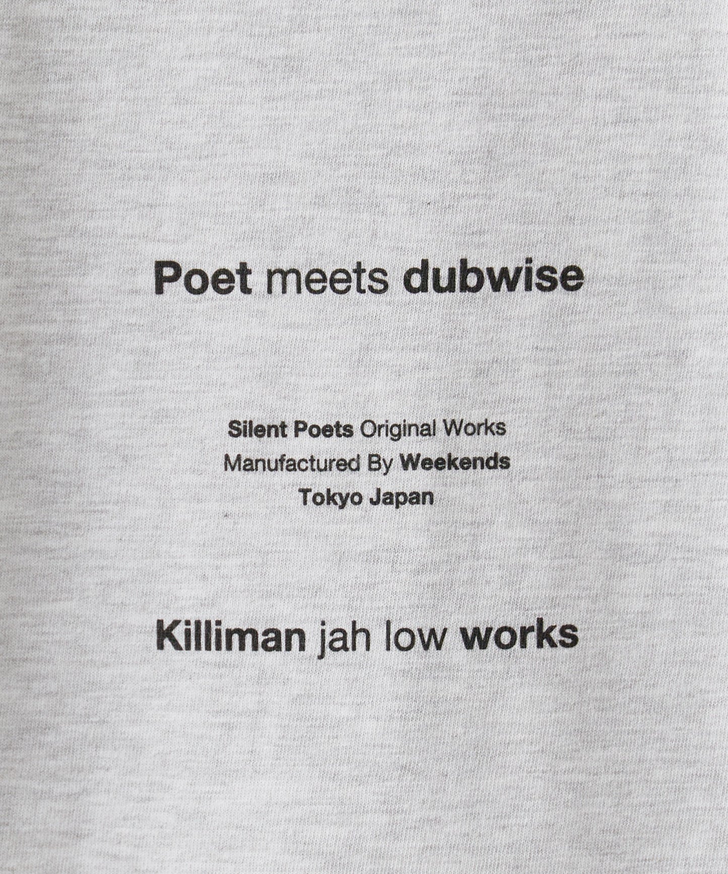 POET MEETS DUBWISE / KJLW COLLAGE 02 T-shirt
