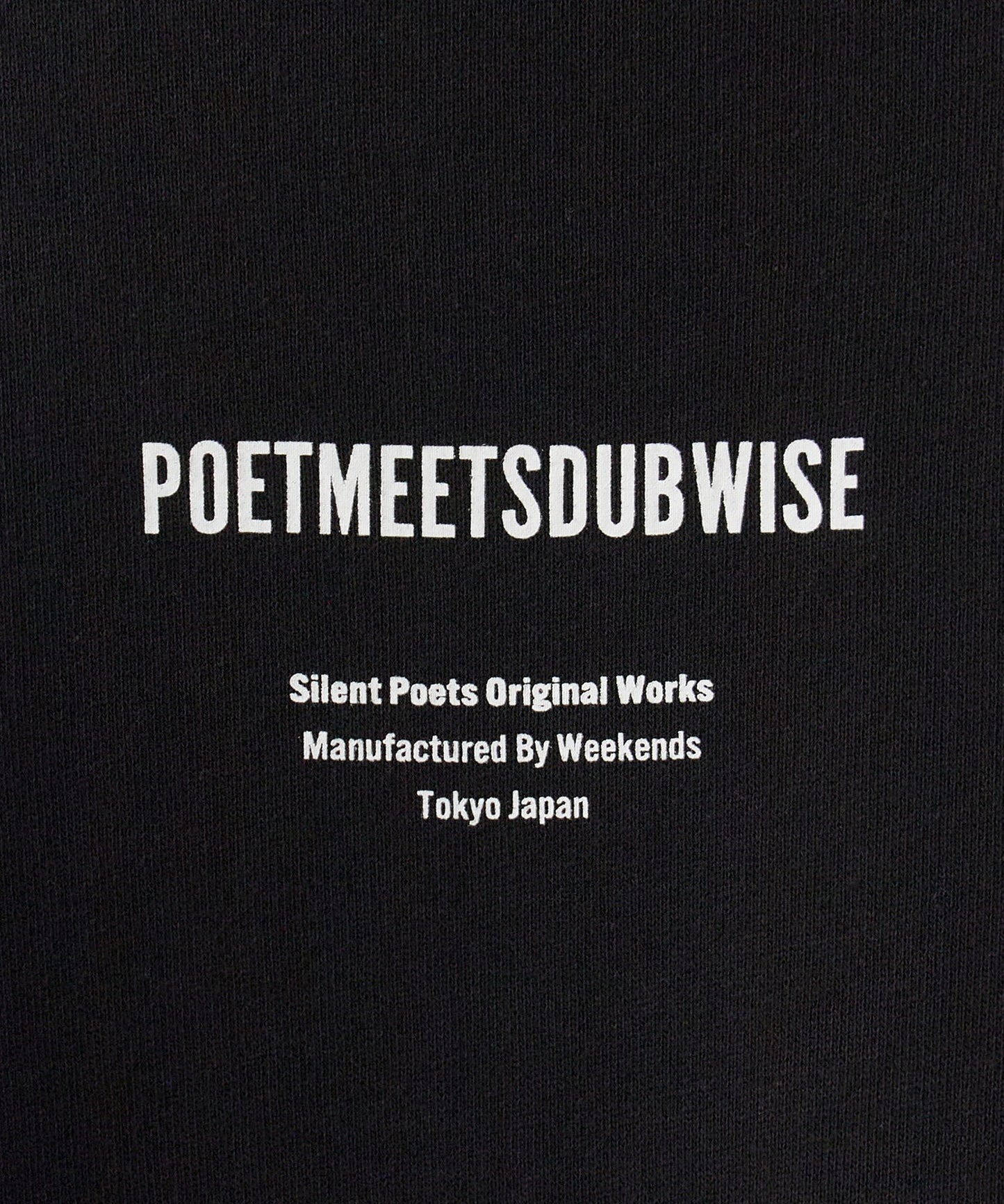 POET MEETS DUBWISE / PMD LOGO BACKPILE SWEAT T-Shirt
