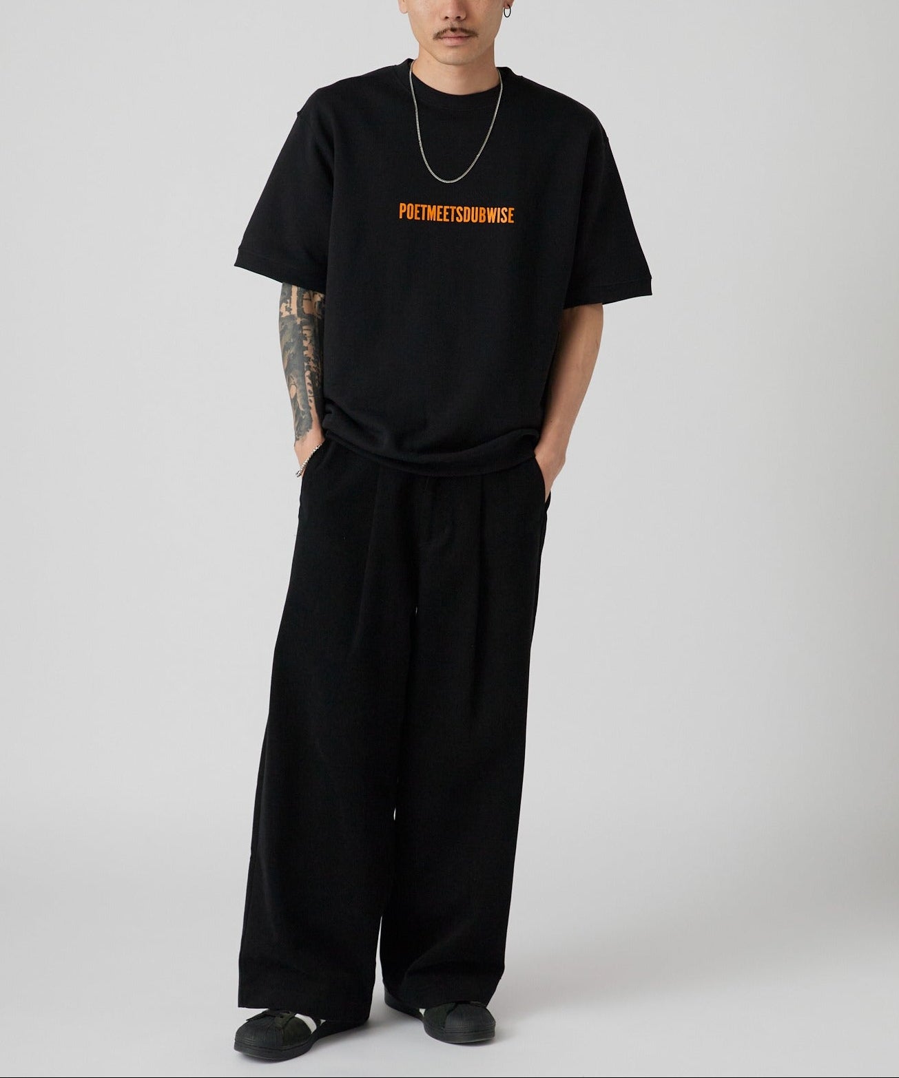 POET MEETS DUBWISE / PMD LOGO BACKPILE SWEAT T-Shirt