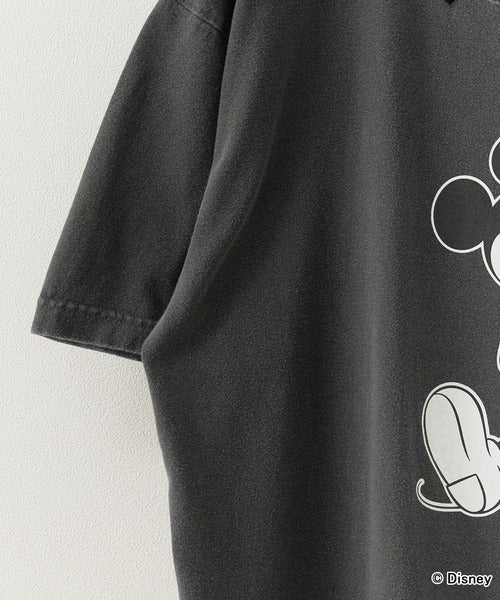 GOOD ROCK SPEED/グッドロックスピード/ MickeyMouse / Disney / ダメ―ジクルーネックTシャツ 26FDS001W