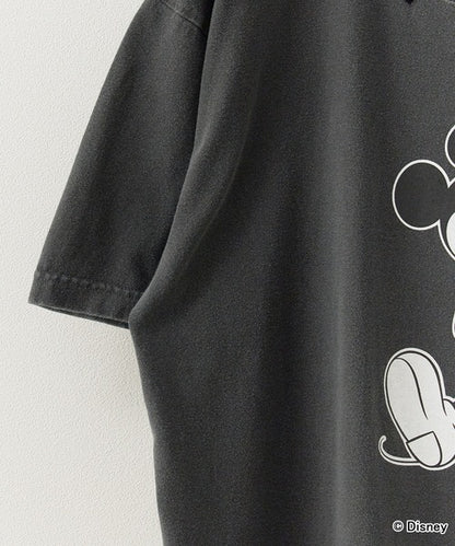 GOOD ROCK SPEED/グッドロックスピード/ MickeyMouse / Disney / ダメ―ジクルーネックTシャツ 26FDS001W