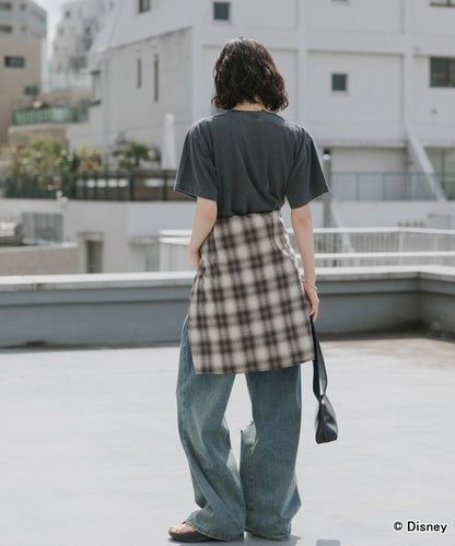 GOOD ROCK SPEED/グッドロックスピード/ MickeyMouse / Disney / ダメ―ジクルーネックTシャツ 26FDS001W