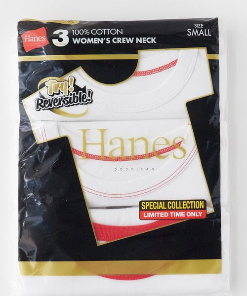 Hanes/ヘインズ 3P リバーシブルクルーネックTee by THE DODO JEAN HW1-D702