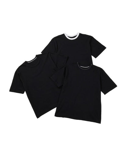Hanes/ヘインズ 3P リバーシブルクルーネックTee by THE DODO JEAN HW1-D702