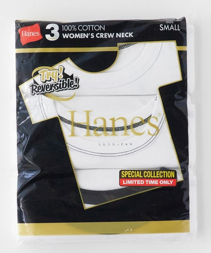 Hanes/ヘインズ 3P リバーシブルクルーネックTee by THE DODO JEAN HW1-D702