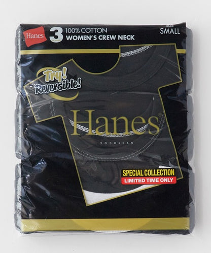Hanes/ヘインズ 3P リバーシブルクルーネックTee by THE DODO JEAN HW1-D702