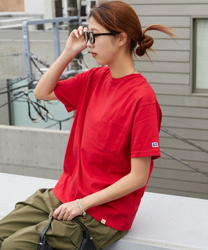 RUSSELL ATHLETIC / ラッセルアスレティック VTG Cotton/Rayon Back Print T  101261-031