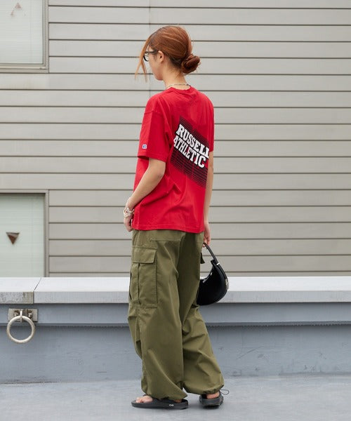 RUSSELL ATHLETIC / ラッセルアスレティック VTG Cotton/Rayon Back Print T  101261-031