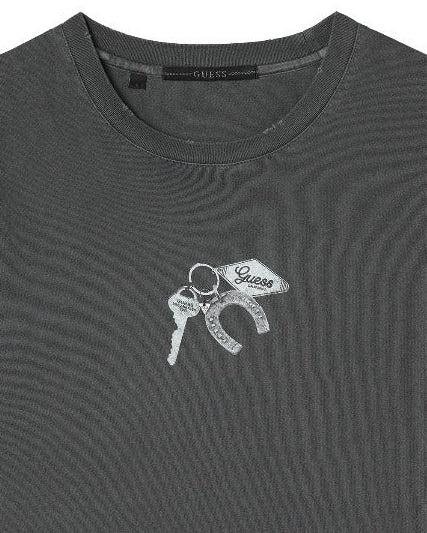 【Stray Kids ヒョンジン着用】GUESS/ゲス UNI S/SLV TEE SHIRT MQ2K7432 【6月下旬お届け】