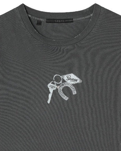 【Stray Kids ヒョンジン着用】GUESS/ゲス UNI S/SLV TEE SHIRT MQ2K7432 【6月下旬お届け】