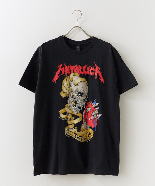 【予約販売】METALLICA (メタリカ) HEART EXPLOSIVE / ROCMTLTSBM Tシャツ バンドT （6月中旬頃発送予定)