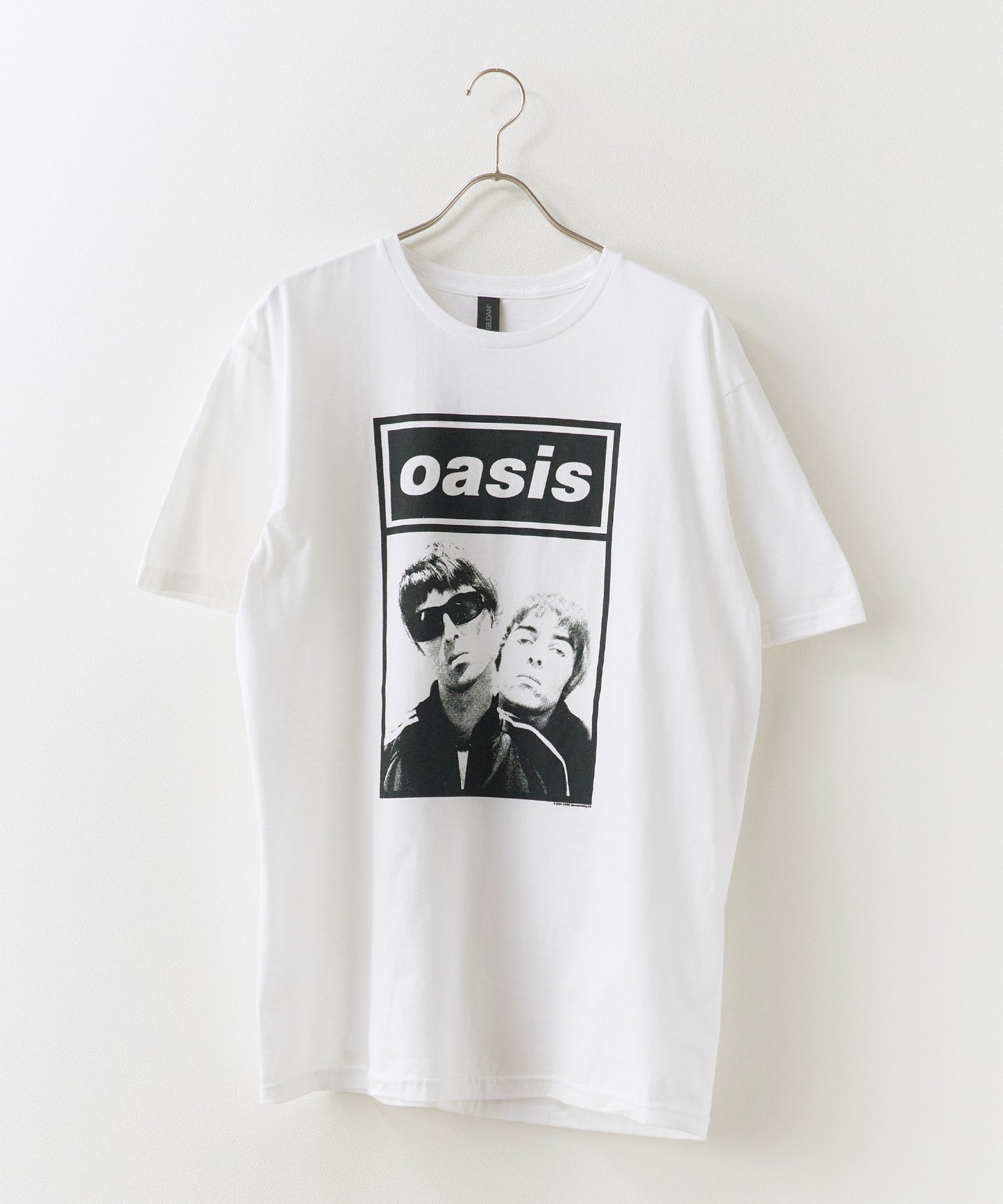 【予約販売】Oasis / オアシス プリントデザイン クルーネックＴシャツ メンズ バンドＴ （6月中旬頃発送予定)