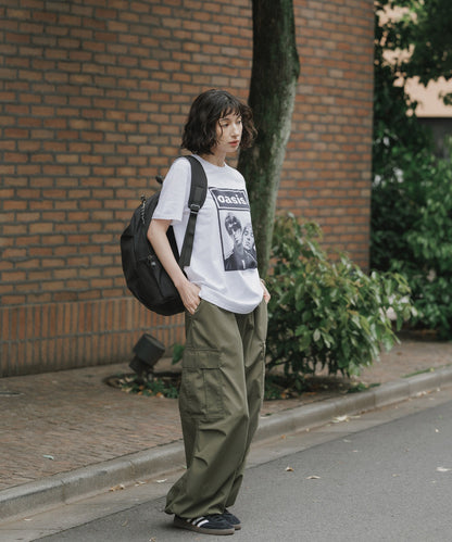 【予約販売】Oasis / オアシス プリントデザイン クルーネックＴシャツ メンズ バンドＴ （6月中旬頃発送予定)