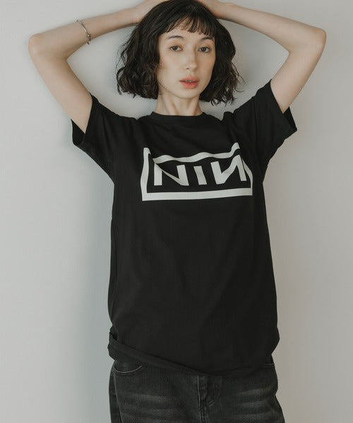 【予約販売】NINE INCH NAILS/ナインインチネイルズ Classic LOGO TEE (6月上旬発送予定)