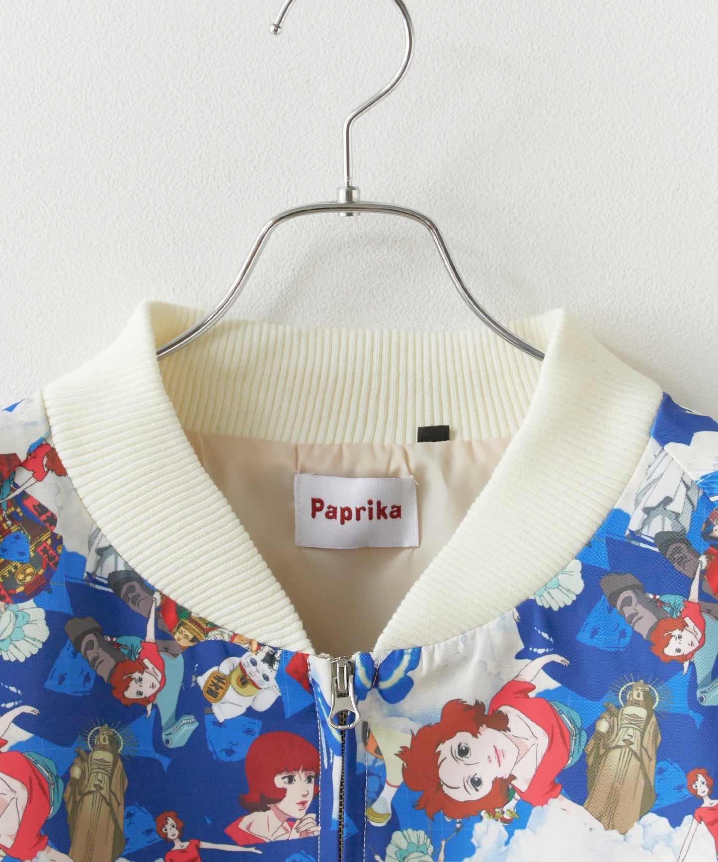 Paprika All-over print jacket パプリカ オールオーバープリントジャケット ブルゾン ライトアウター 【9月下旬お届け予定】