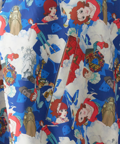 Paprika All-over print jacket パプリカ オールオーバープリントジャケット ブルゾン ライトアウター 【9月下旬お届け予定】