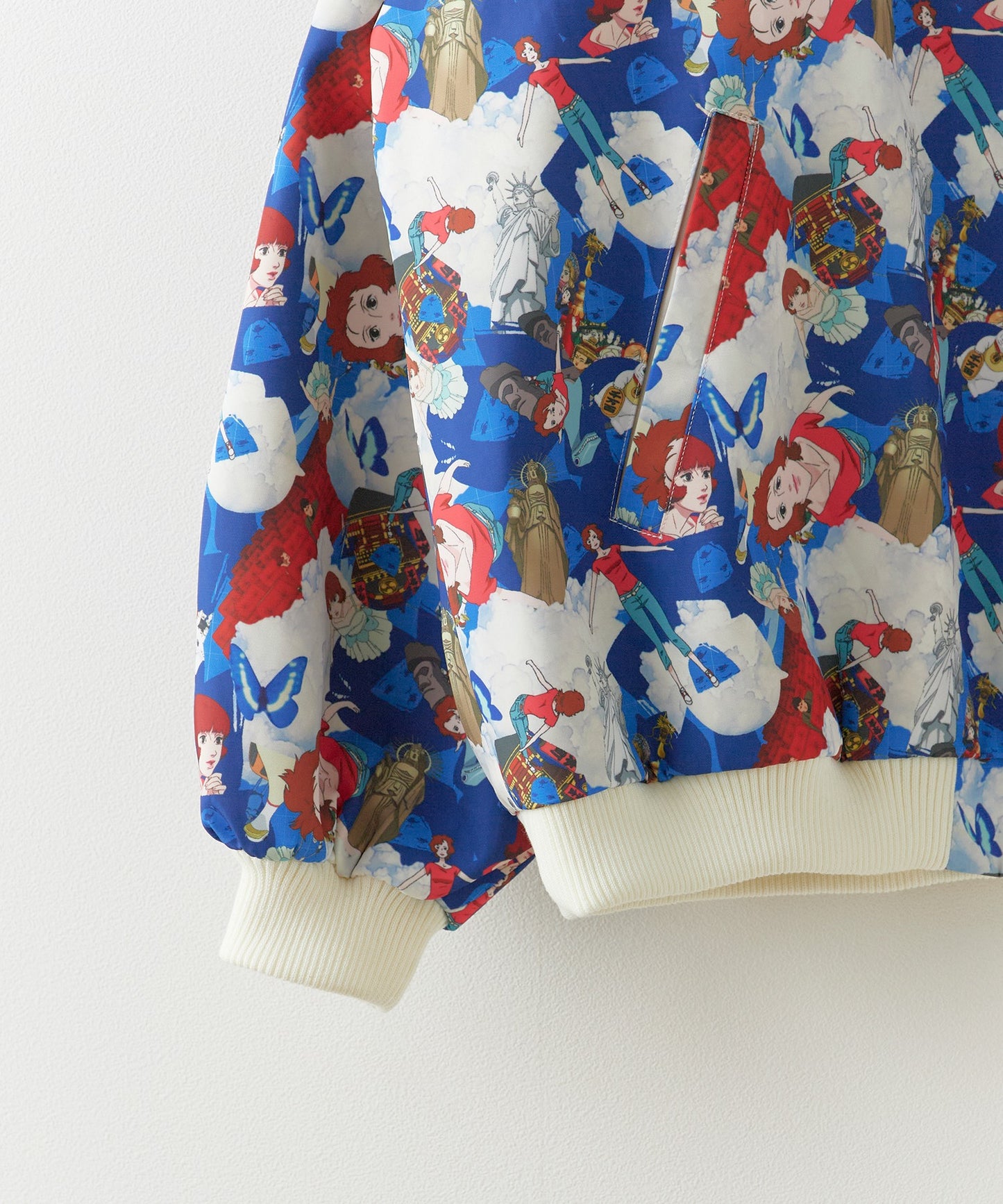 Paprika All-over print jacket パプリカ オールオーバープリントジャケット ブルゾン ライトアウター 【9月下旬お届け予定】