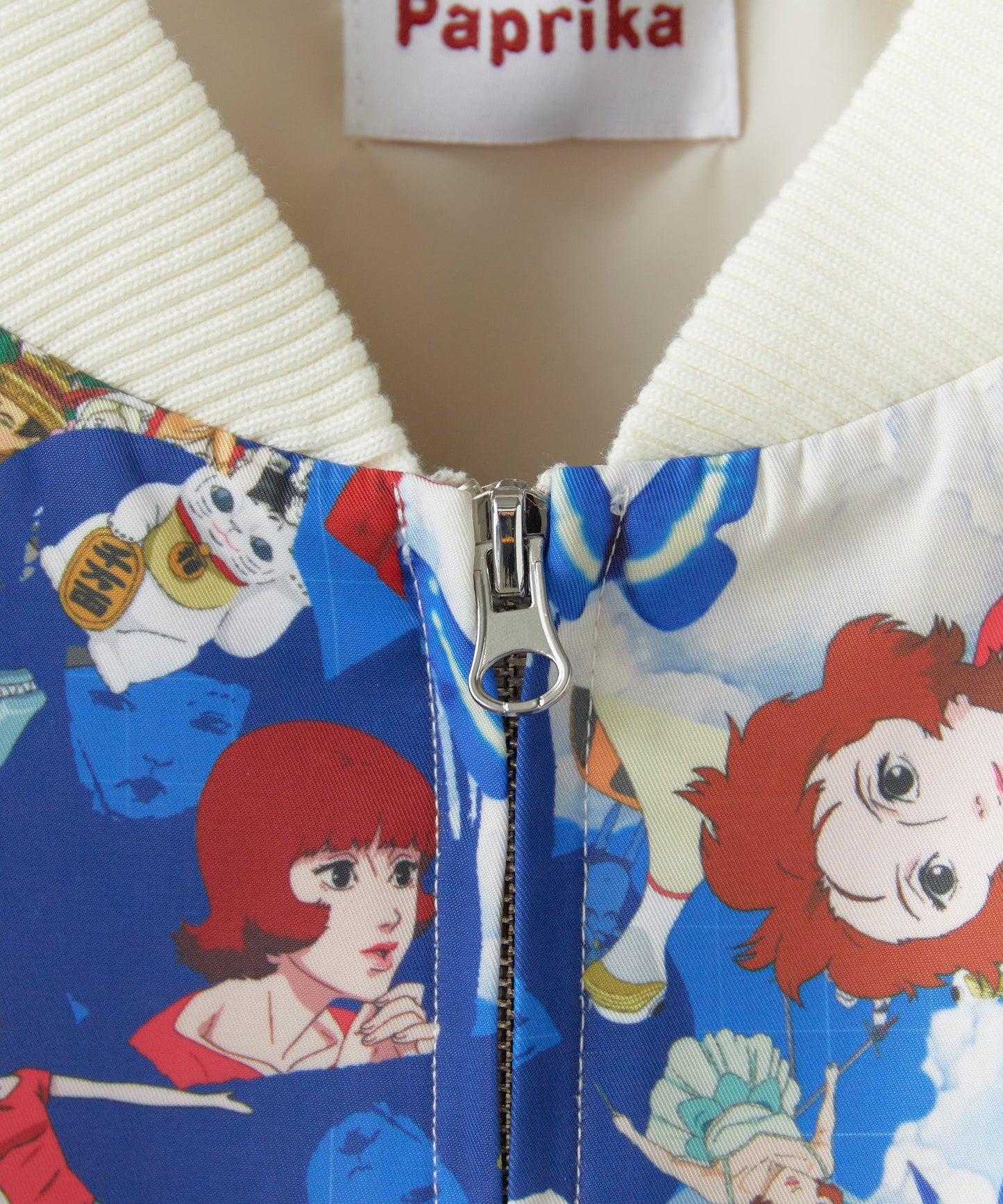 Paprika All-over print jacket パプリカ オールオーバープリントジャケット ブルゾン ライトアウター 【9月下旬お届け予定】