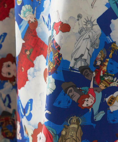 Paprika All-over print jacket パプリカ オールオーバープリントジャケット ブルゾン ライトアウター 【9月下旬お届け予定】